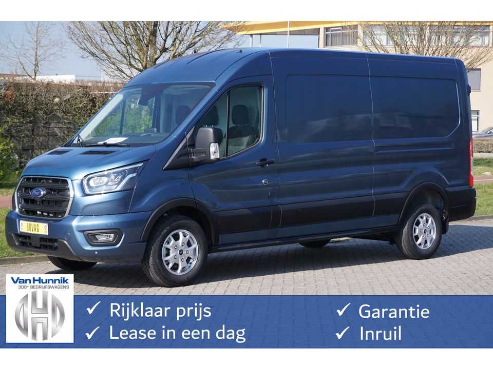 Ford Transit 350L 170PK L3H2 Limited AUT 12" Sync4 Navi + Camera, LM Velg, Xenon!! NR. 225