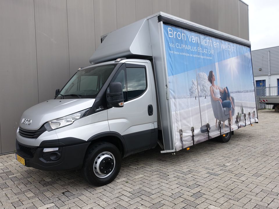 Iveco Daily 70C21 euro6 Automaat  met van den Born Glasresteel L+R / AC / Cruise