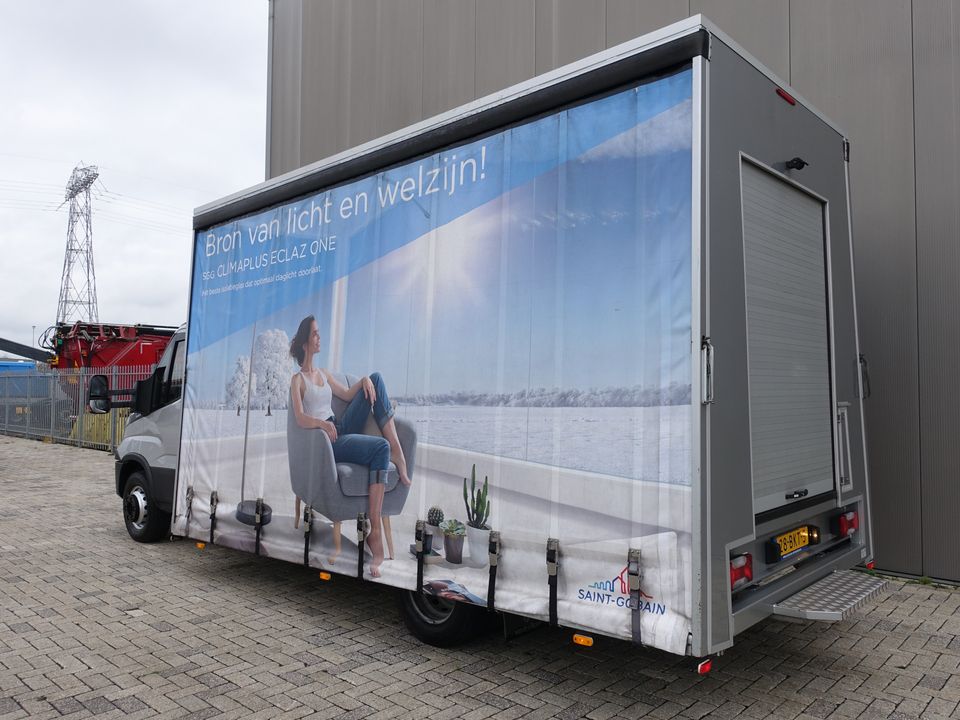 Iveco Daily 70C21 euro6 Automaat  met van den Born Glasresteel L+R / AC / Cruise