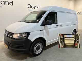 Volkswagen Transporter 2.0 TDI L2H2 150 PK Hydrauliek Heftruck Servicebus / Inrichting / Schuifdeur L + R / Euro 6 / Airco / PDC