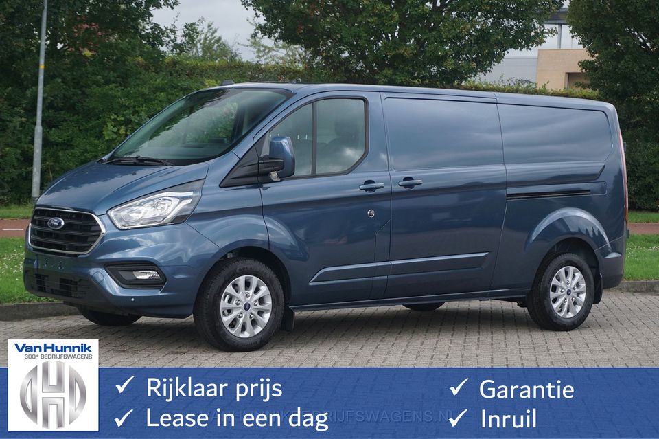 Ford Transit Custom 300L 170PK Limited Camera, Cruise, Navi 2x Schuifdeur! NR. 629