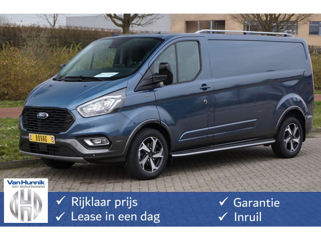 Ford Transit Custom 300L Active 130PK Airco, Apple CP/Android Auto / Camera, 17"LM!! NR. 340