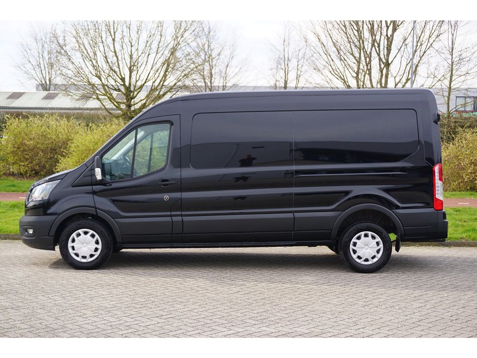 Ford Transit 350L 130PK L3H2 Trend Climate, 12" Sync 4 scherm Navi, 270° deur, Trekhaak!! NR. N16*