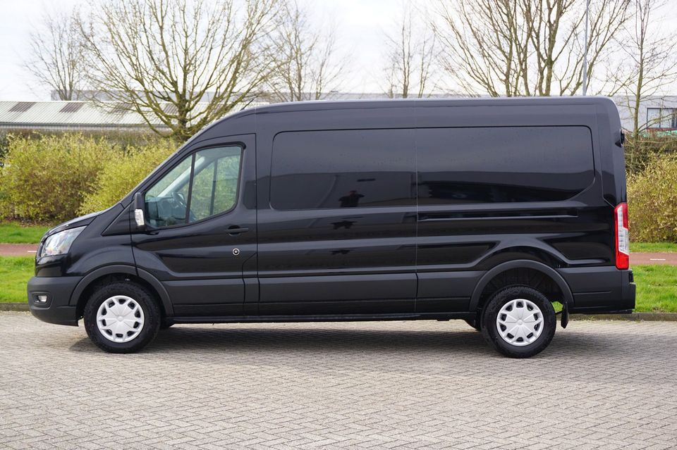 Ford Transit 350L 130PK L3H2 Trend Climate, 12" Sync 4 scherm Navi, 270° deur, Trekhaak!! NR. N16*