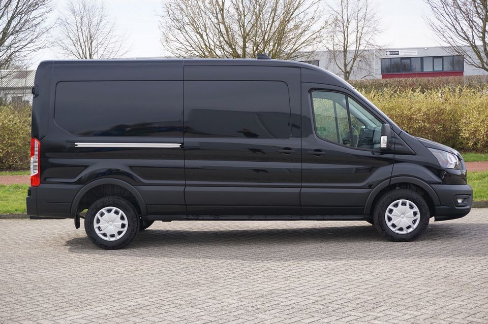 Ford Transit 350L 130PK L3H2 Trend Climate, 12" Sync 4 scherm Navi, 270° deur, Trekhaak!! NR. N16*