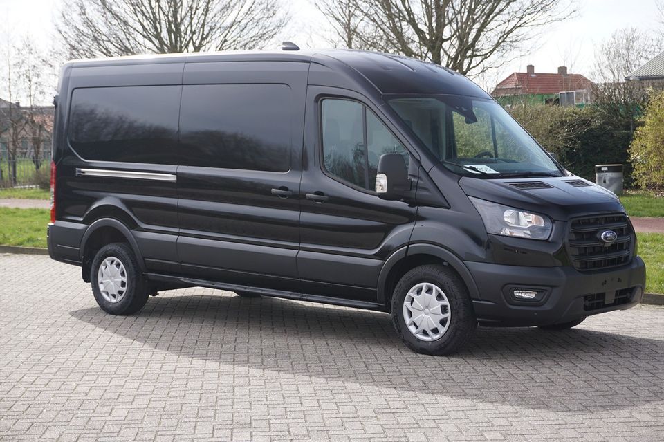 Ford Transit 350L 130PK L3H2 Trend Climate, 12" Sync 4 scherm Navi, 270° deur, Trekhaak!! NR. N16*