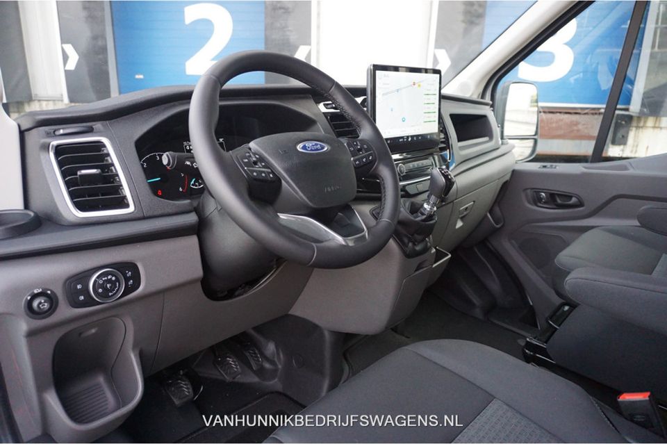 Ford Transit 350L 130PK L3H2 Trend Climate, 12" Sync 4 scherm Navi, 270° deur, Trekhaak!! NR. N16*