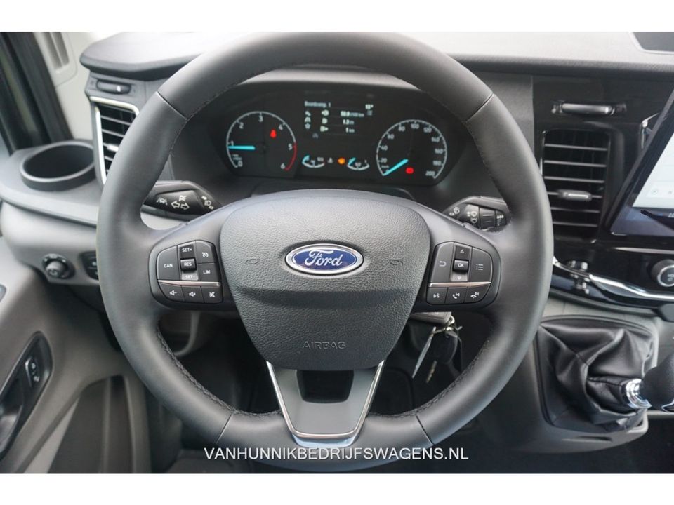 Ford Transit 350L 130PK L3H2 Trend Climate, 12" Sync 4 scherm Navi, 270° deur, Trekhaak!! NR. N16*