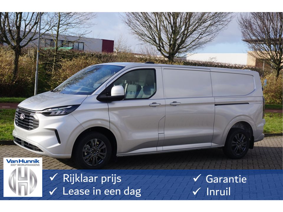 Ford Transit Custom 320L 170PK Aut. Limited MY2024 13" Navi, Adap. Cruise, Camera, 17" LM, LED, 2x Schuifdeur!! NR. M85*