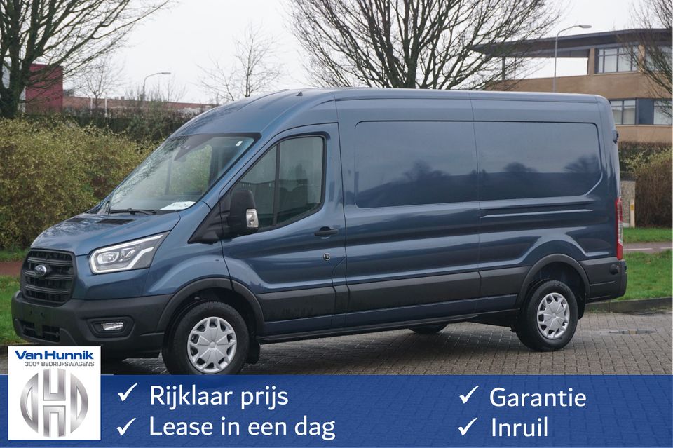 Ford Transit 350L 170PK L3H2 AUT 12" Sync4 Scherm Apple CP/Android A, 360 Camera, Xenon!! NR. 242