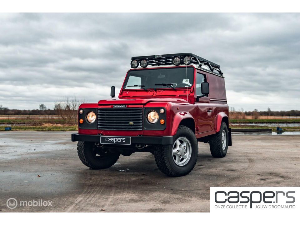 Land Rover Defender 2.5 Tdi 90" Hard Top | Rood | Dakrek