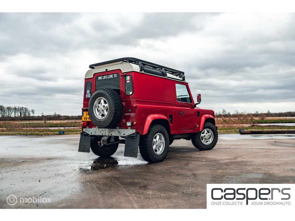 Land Rover Defender 2.5 Tdi 90" Hard Top | Rood | Dakrek