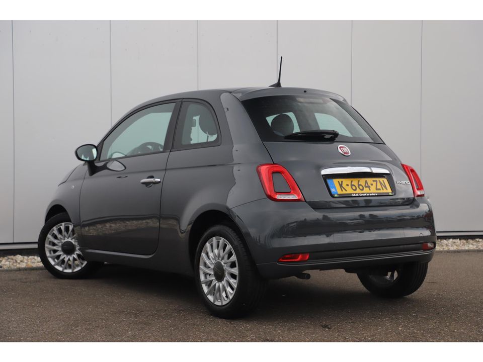 Fiat 500 1.0 Hybrid Cult 69PK Navigatie Airco Radio Bluetooth LMV PDC Zwarte Hemel