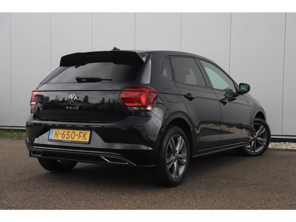 Volkswagen Polo 1.0 TSI R-Line DSG Automaat 95PK Navigatie Draadloos Carplay Android PDC Bluetooth Adaptive Cruise Airco LED 16 inch LMV