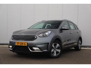 Kia Niro 1.6 GDi Hybrid DynamicLine Automaat Half Leder Navigatie Camera Lane Assist Clima Cruise PDC Carplay Android Bluetooth LED