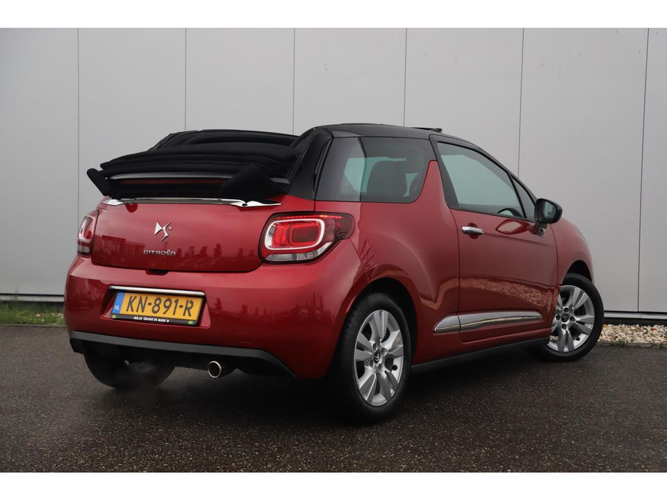 Citroën DS3 Cabrio 1.2 VTi So Chic Stoelverwarming Radio Clima Cruise PDC LMV Schuifdak