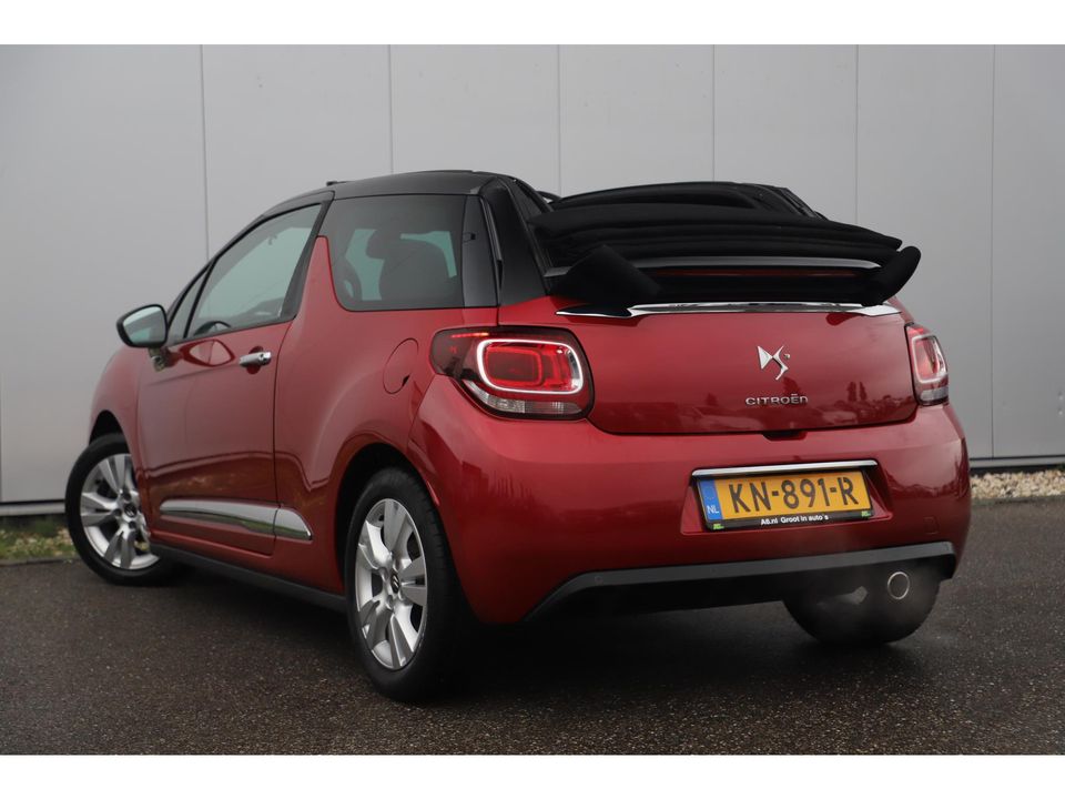 Citroën DS3 Cabrio 1.2 VTi So Chic Stoelverwarming Radio Clima Cruise PDC LMV Schuifdak