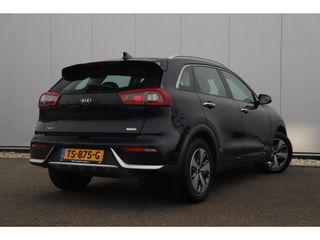 Kia Niro 1.6 GDi Hybrid DynamicLine Automaat Half Leder Navigatie Camera Lane Assist Clima Cruise PDC Carplay Android Bluetooth LED