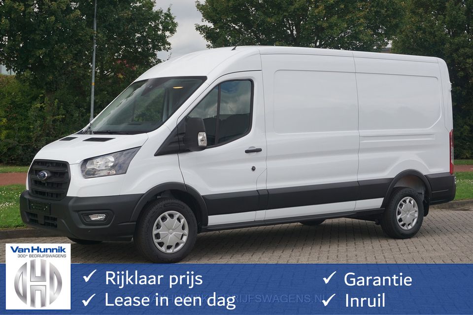 Ford Transit 350L 170PK L3H2 Trend AUT Climate, 12" Sync 4 Apple CP/ Android A, Cam, Trekhaak!! NR. 842