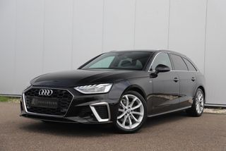 Audi A4 Avant 35 TDI S-Line Sport 164PK Automaat Trekhaak Half Leder Virtual Cockpit Ambianceverlichting Groot Navigatie Draadloos Carplay Android Elektrische Achterklep Clima Cruise PDC 18 inch LMV