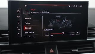 Audi A4 Avant 35 TDI S-Line Sport 164PK Automaat Trekhaak Half Leder Virtual Cockpit Ambianceverlichting Groot Navigatie Draadloos Carplay Android Elektrische Achterklep Clima Cruise PDC 18 inch LMV