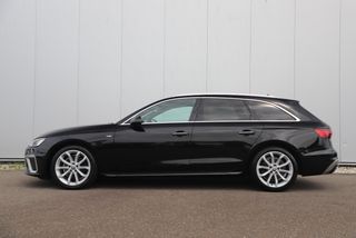 Audi A4 Avant 35 TDI S-Line Sport 164PK Automaat Trekhaak Half Leder Virtual Cockpit Ambianceverlichting Groot Navigatie Draadloos Carplay Android Elektrische Achterklep Clima Cruise PDC 18 inch LMV