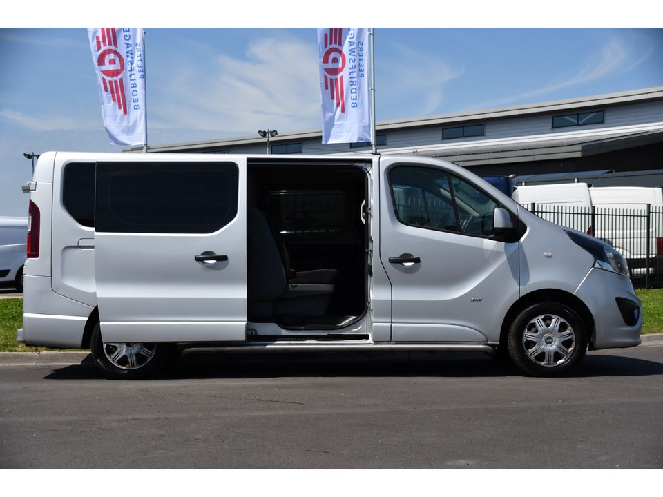 Opel Vivaro 1.6 CDTI L2H1 DC Sport Cruise, Sensoren, Multimedia, 115Pk, Dubbel Cabine, Trekhaak,