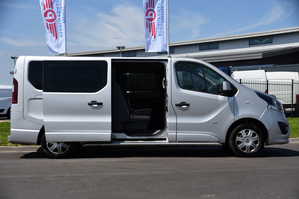 Opel Vivaro 1.6 CDTI L2H1 DC Sport Cruise, Sensoren, Multimedia, 115Pk, Dubbel Cabine, Trekhaak,