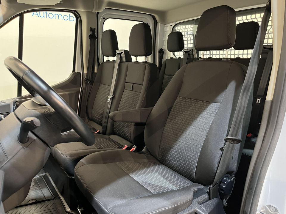 Ford Transit 2.0 TDCI L3H1 130 PK DC Dubbel Cabine Trend Open Laadbak / Euro 6 / Airco / Cruise Control / Trekhaak / CarPlay / 23.600 KM !!