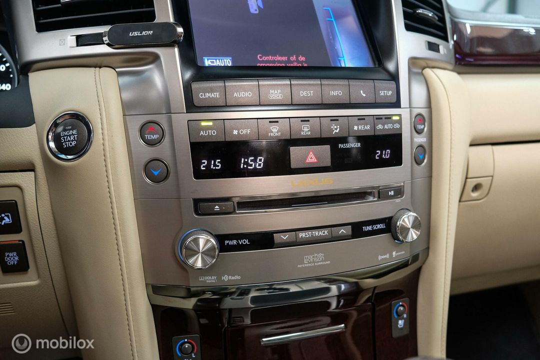 Lexus LX 570 5.7 V8 389 pk | 8 persoons | LPG | Mark Levinson | luchtvering | unieke auto! |