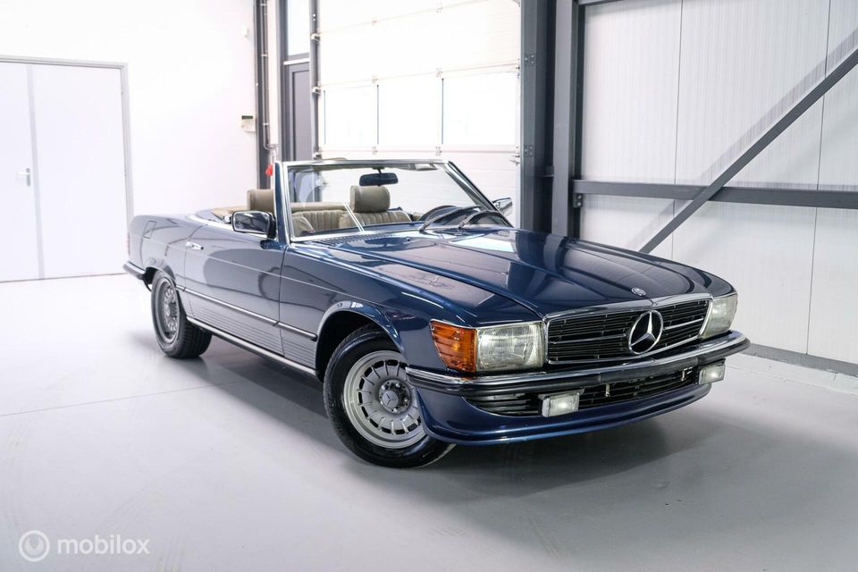 Mercedes-Benz SL-Klasse 280 SL ''Lapis Blue'' | Hardtop | Nieuw dak | R107 | Wegenbelastingvrij | 4 pers |