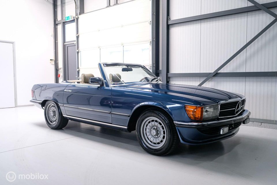 Mercedes-Benz SL-Klasse 280 SL ''Lapis Blue'' | Hardtop | Nieuw dak | R107 | Wegenbelastingvrij | 4 pers |