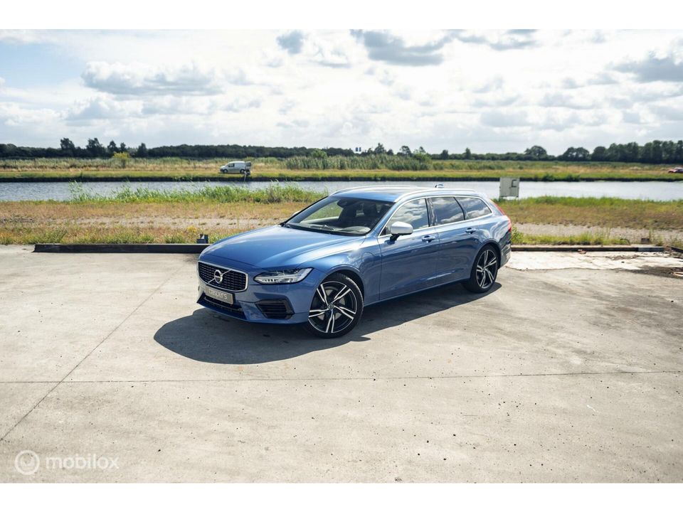 Volvo V90 2.0 T8 AWD R-Design|Plug in Hybride|Bursting Blue|