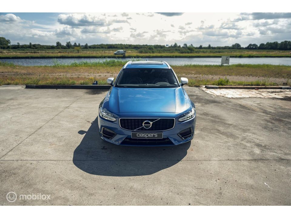 Volvo V90 2.0 T8 AWD R-Design|Plug in Hybride|Bursting Blue|