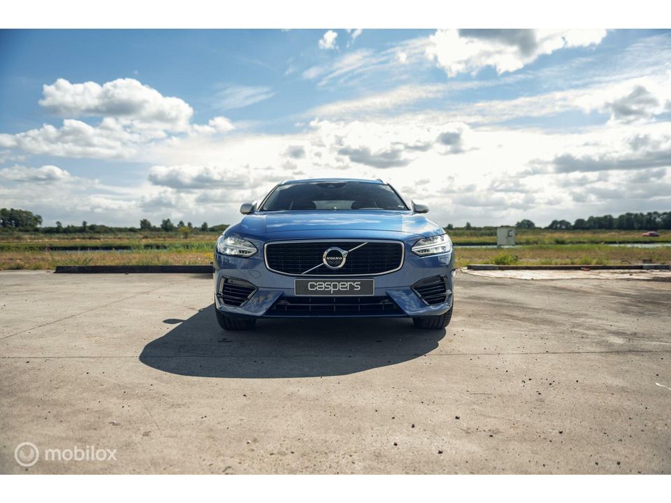 Volvo V90 2.0 T8 AWD R-Design|Plug in Hybride|Bursting Blue|