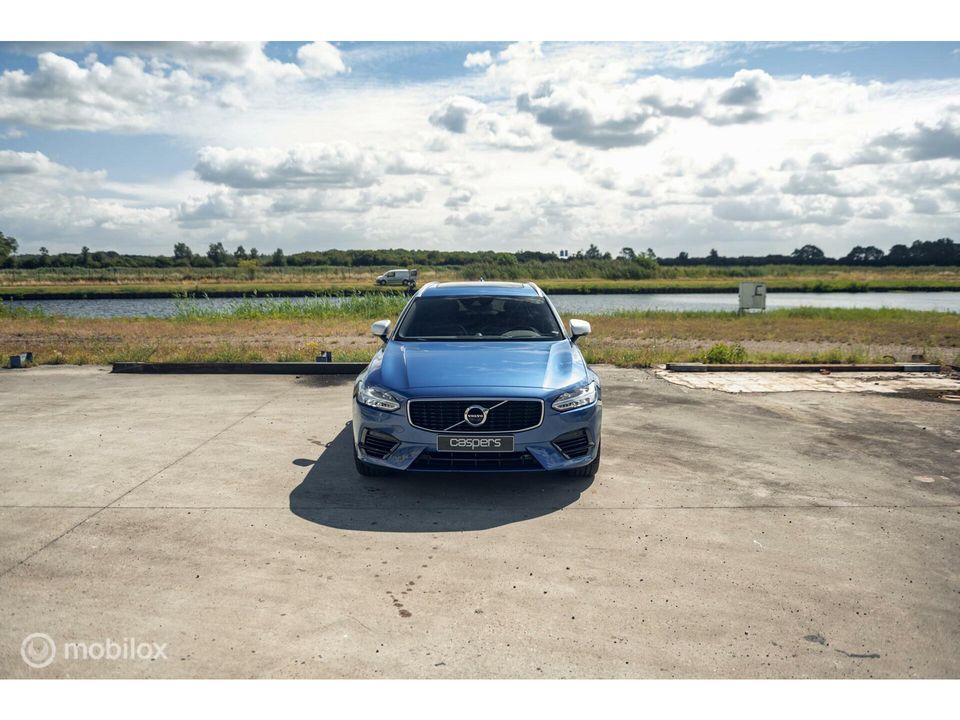 Volvo V90 2.0 T8 AWD R-Design|Plug in Hybride|Bursting Blue|