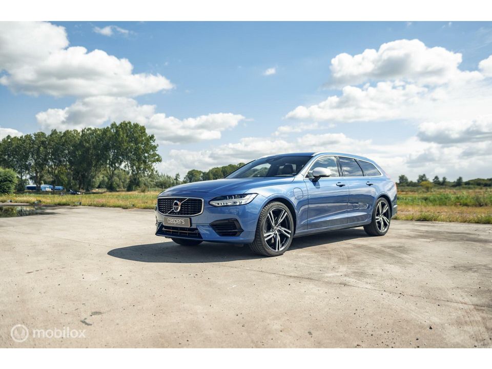 Volvo V90 2.0 T8 AWD R-Design|Plug in Hybride|Bursting Blue|