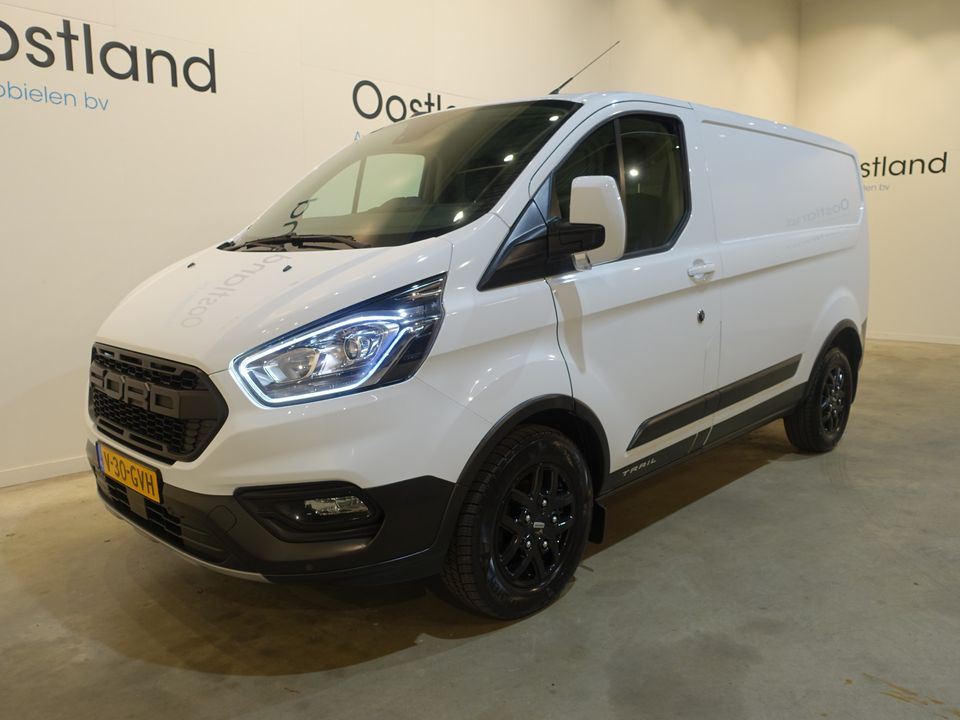 Ford Transit Custom 300 2.0 TDCI 130 PK L1H1 Trail Euro6 / Airco / Cruise / Leer / 3-zits / 35.000 KM !!