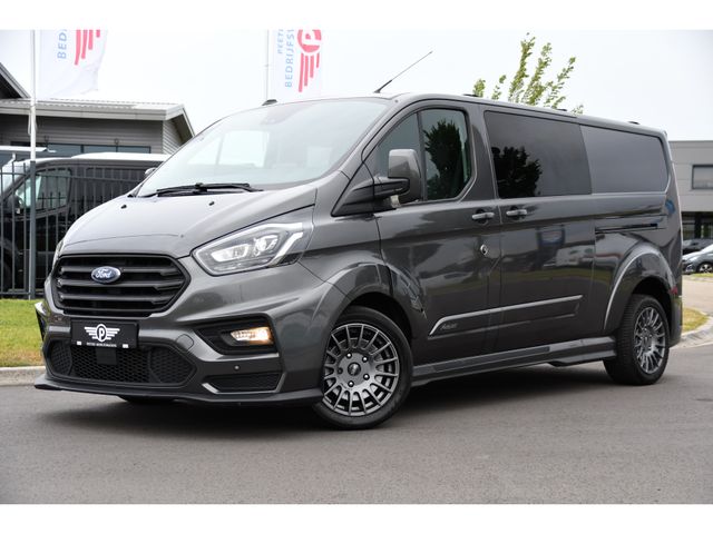 Ford Transit Custom 320 2.0 TDCI DC L2H1 MS-RT Adaptieve Cruise, Camera, 185PK, Carplay, Multimedia, Trekhaak, Automaat, 2 x Schuifdeur, UNIEK!