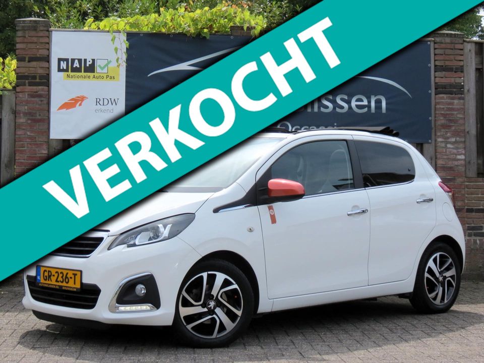 Peugeot 108 1.2 Puretech TOP! Roland Garros ! VERKOCHT !