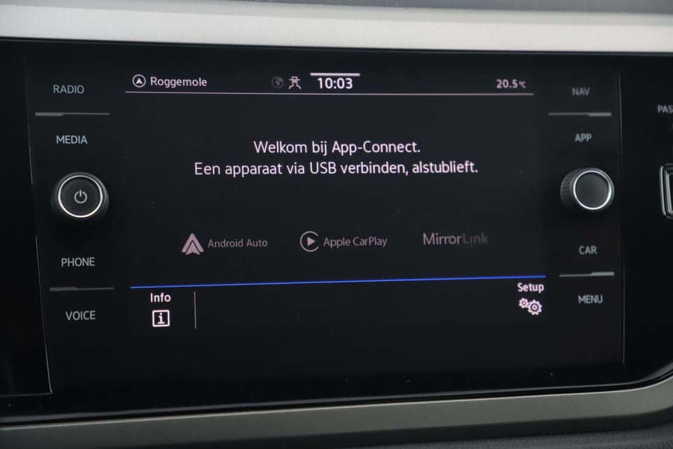 Volkswagen Polo 1.0 TSI Comfortline 95PK NAP 17 inch Brescia Look Velgen Adaptive Cruise Airco Navigatie Draadloos Carplay Android LED Bluetooth Parkeersensor