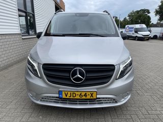 Mercedes-Benz Vito 114 CDI Lang L2H1 automaat / dubbele schuifdeur ! / lease vanaf € 393 / vaste prijs rijklaar € 21.950 ex btw / airco / cruise / navi / trekhaak / zilver metallic !