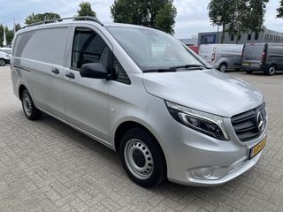 Mercedes-Benz Vito 114 CDI Lang L2H1 automaat / dubbele schuifdeur ! / lease vanaf € 393 / vaste prijs rijklaar € 21.950 ex btw / airco / cruise / navi / trekhaak / zilver metallic !