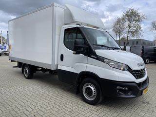 Iveco Daily 35S14 2.3 Himatic automaat 140pk / vaste prijs rijklaar € 30.950 ex btw / lease vanaf € 554 / cruise en climate control / 2 x comfort stoel / bakwagen met Zepro laadklep ! / 1110 kg netto laadvermogen / afmetingen lang 410 cm breed 210 cm hoog 200 cm