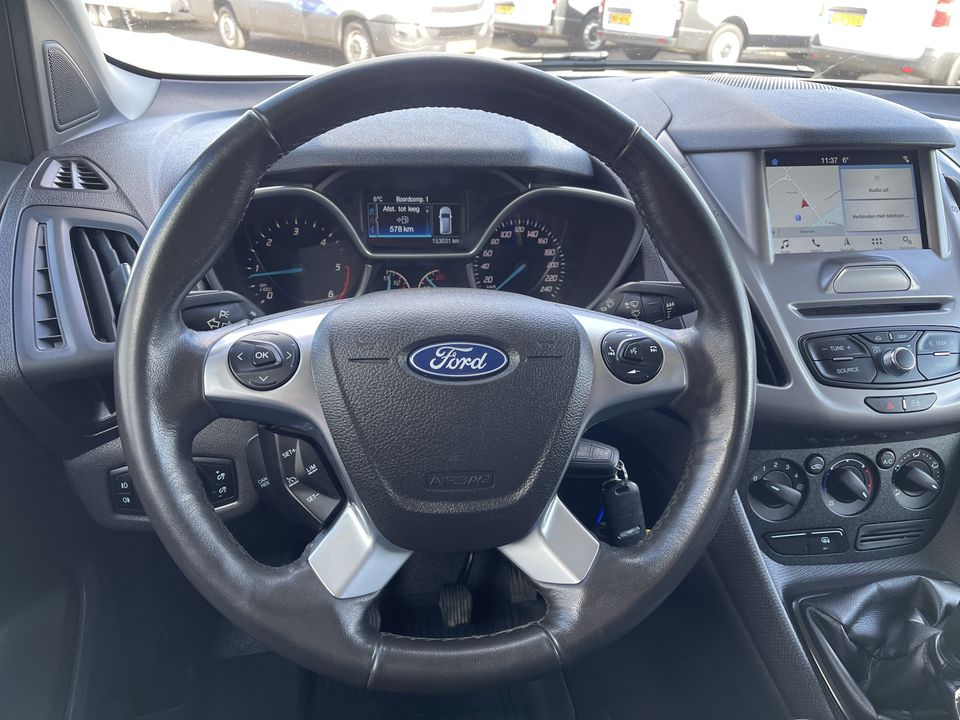 Ford Transit Connect 1.5 TDCI 100pk L2 Trend / vaste prijs rijklaar € 13.950 ex btw / nieuwe koppeling / lease vanaf € 337 / airco / cruise / navi / 3 zits / zilver metallic !