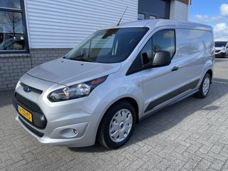 Ford Transit Connect 1.5 TDCI 100pk L2 Trend / vaste prijs rijklaar € 13.950 ex btw / nieuwe koppeling / lease vanaf € 337 / airco / cruise / navi / 3 zits / zilver metallic !