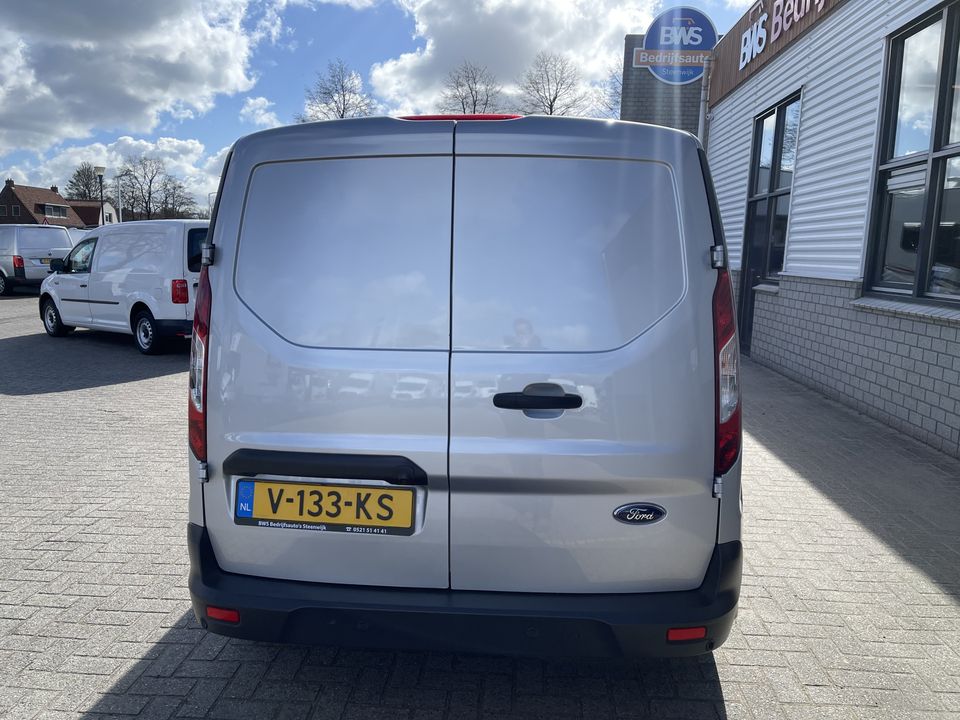 Ford Transit Connect 1.5 TDCI 100pk L2 Trend / vaste prijs rijklaar € 13.950 ex btw / nieuwe koppeling / lease vanaf € 337 / airco / cruise / navi / 3 zits / zilver metallic !