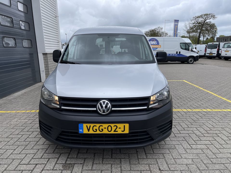 Volkswagen Caddy 2.0 TDI L1H1 BMT Economy Business / rijklaar € 16.350 ex btw / lease vanaf € 380 / airco / cruise / trekhaak / zilver metallic !