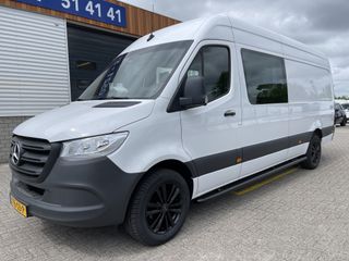 Mercedes-Benz Sprinter 317 1.9 CDI 170pk L3H2 RWD / luxe DC 5 persoons / rijklaar € 48.950 ex btw / trekhaak / climate control / achteruit rijcamera / 18 inch velgen met 4 seizoenen banden !