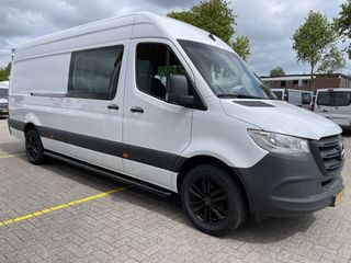 Mercedes-Benz Sprinter 317 1.9 CDI 170pk L3H2 RWD / luxe DC 5 persoons / rijklaar € 48.950 ex btw / trekhaak / climate control / achteruit rijcamera / 18 inch velgen met 4 seizoenen banden !